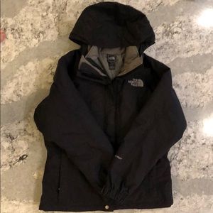 The North Face HYVENT winter jacket.